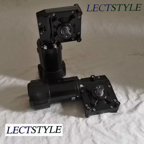 24V 300W DC Worm Gear Reducer Motor on Cable Puller and Clay Pigeon Thrower