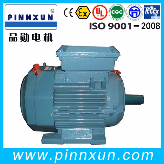 Ie2 Ie3 High Efficiency Asynchronous AC Electric Three Phase Induction Water Pump Air Compressor Gear Box Squirrel Cage Motor